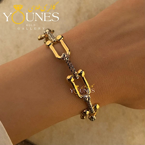 النگو طلای تیفانی تراش دار